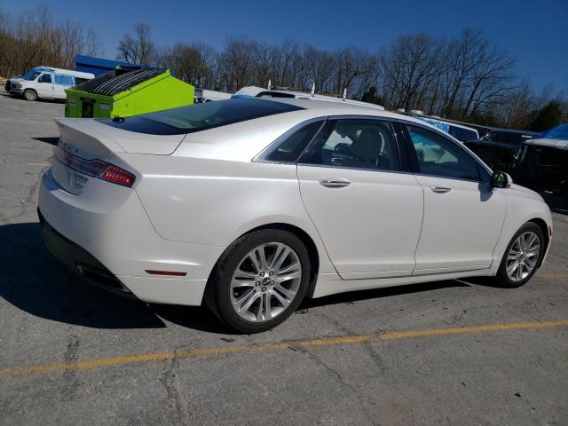 3LN6L2LU6ER819576 - 2014 LINCOLN MKZ HYBRID WHITE photo 3