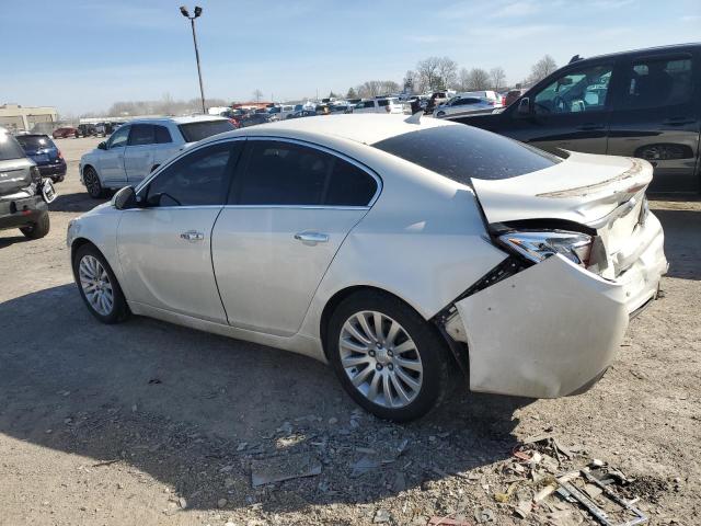 2G4GV5GV7C9145069 - 2012 BUICK REGAL GS WHITE photo 2