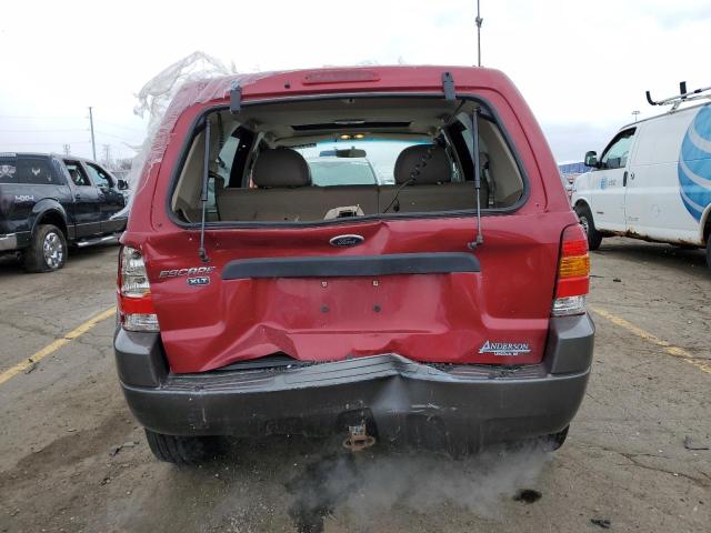 1FMYU93124KA39405 - 2004 FORD ESCAPE XLT RED photo 6