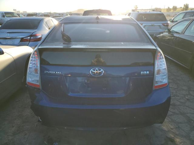 JTDKN3DU8A0018594 - 2010 TOYOTA PRIUS BLUE photo 6