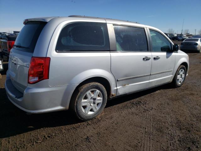 2C4RDGBGXCR235465 - 2012 DODGE GRAND CARA SE SILVER photo 3