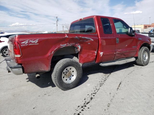 1FTNX21F91EC47182 - 2001 FORD F250 SUPER DUTY BURGUNDY photo 3