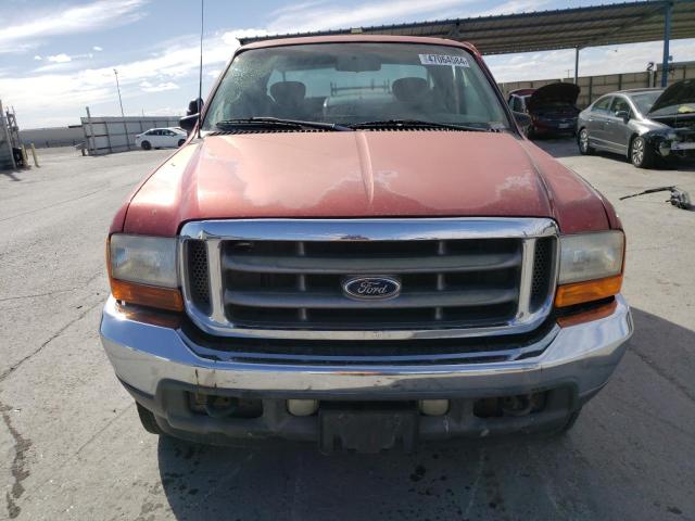 1FTNX21F91EC47182 - 2001 FORD F250 SUPER DUTY BURGUNDY photo 5