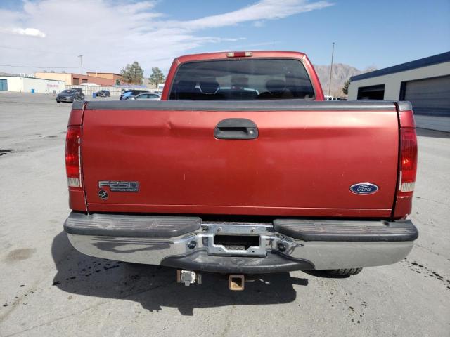 1FTNX21F91EC47182 - 2001 FORD F250 SUPER DUTY BURGUNDY photo 6