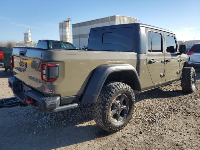 1C6JJTBG9LL214721 - 2020 JEEP GLADIATOR RUBICON GREEN photo 3