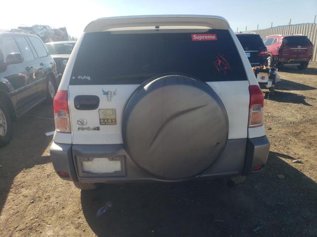 JTEGH20VX20064219 - 2002 TOYOTA RAV4 WHITE photo 6