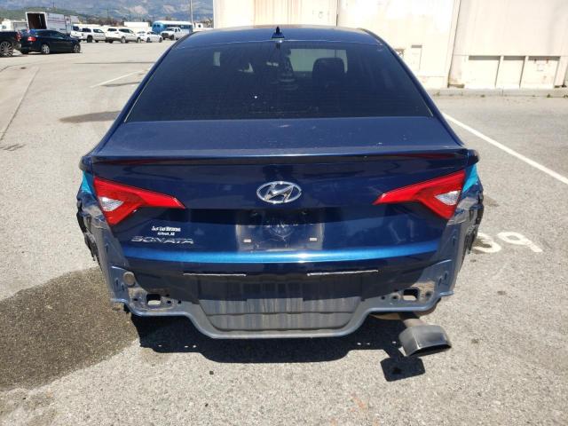 5NPE24AFXFH204102 - 2015 HYUNDAI SONATA SE BLUE photo 6