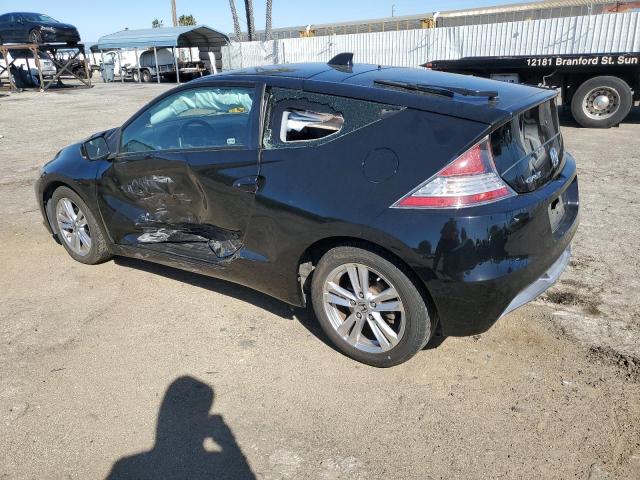 JHMZF1D64BS005928 - 2011 HONDA CR-Z EX BLACK photo 2