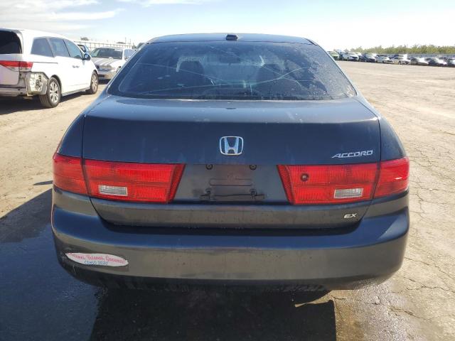 1HGCM56895A192419 - 2005 HONDA ACCORD EX BLUE photo 6