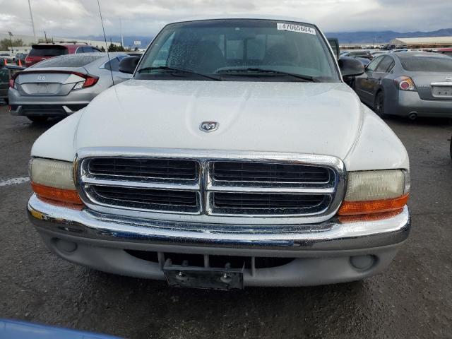 1B7GL22X2XS135393 - 1999 DODGE DAKOTA WHITE photo 5