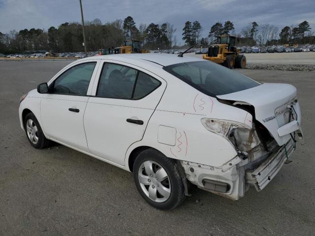 3N1CN7AP6FL800352 - 2015 NISSAN VERSA S WHITE photo 2