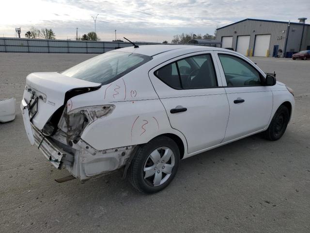 3N1CN7AP6FL800352 - 2015 NISSAN VERSA S WHITE photo 3