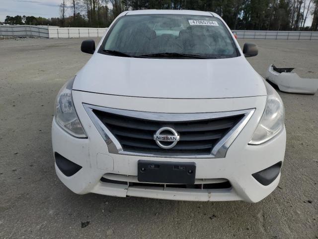 3N1CN7AP6FL800352 - 2015 NISSAN VERSA S WHITE photo 5