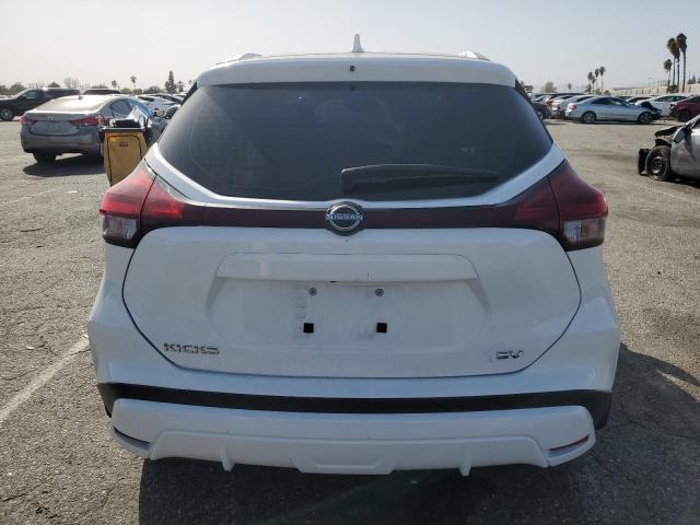 3N1CP5CV9NL507795 - 2022 NISSAN KICKS SV WHITE photo 6