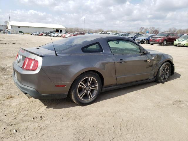 1ZVBP8AM8B5112455 - 2011 FORD MUSTANG GRAY photo 3