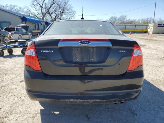 3FAHP0JAXBR237867 - 2011 FORD FUSION SEL BLACK photo 6