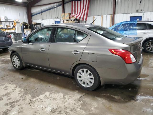 3N1CN7AP9EL814891 - 2014 NISSAN VERSA S GRAY photo 2