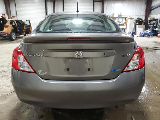 3N1CN7AP9EL814891 - 2014 NISSAN VERSA S GRAY photo 6