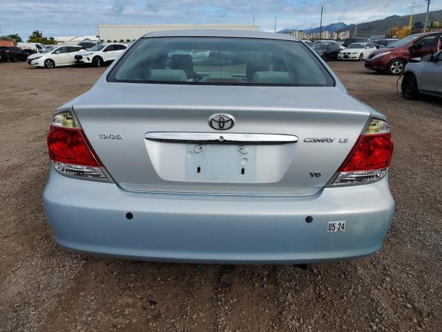 JTDBF32K850161694 - 2005 TOYOTA CAMRY LE BLUE photo 6