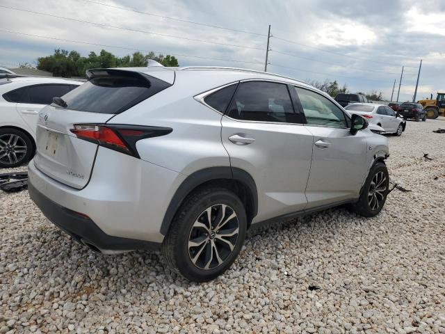 JTJBARBZ8F2034798 - 2015 LEXUS NX 200T SILVER photo 3