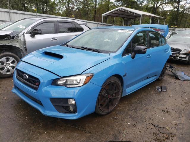 JF1VA2U65G9813911 - 2016 SUBARU WRX STI LIMITED BLUE photo 1