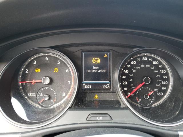 1V2WC2CAXMC234697 - 2021 VOLKSWAGEN ATLAS CROS SE Черный фото 9