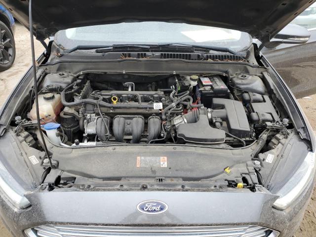 3FA6P0H79FR277655 - 2015 FORD FUSION SE GRAY photo 11