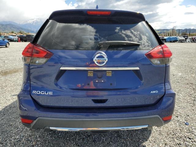 KNMAT2MV8JP521179 - 2018 NISSAN ROGUE S BLUE photo 6