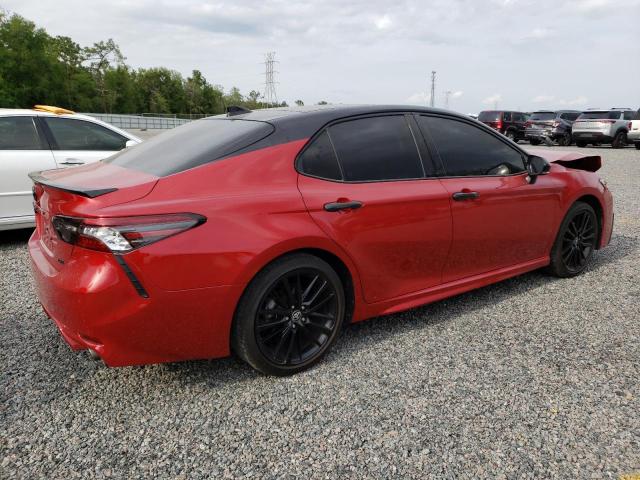 4T1K61AK0MU459116 - 2021 TOYOTA CAMRY XSE RED photo 3