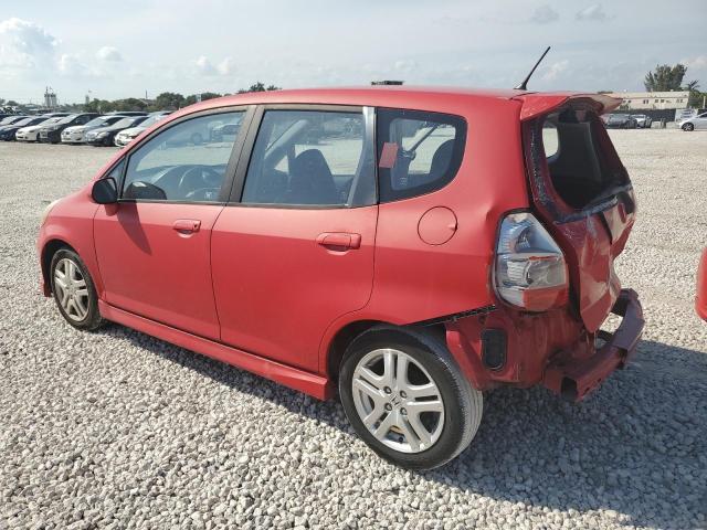 JHMGD38647S064150 - 2007 HONDA FIT S RED photo 2