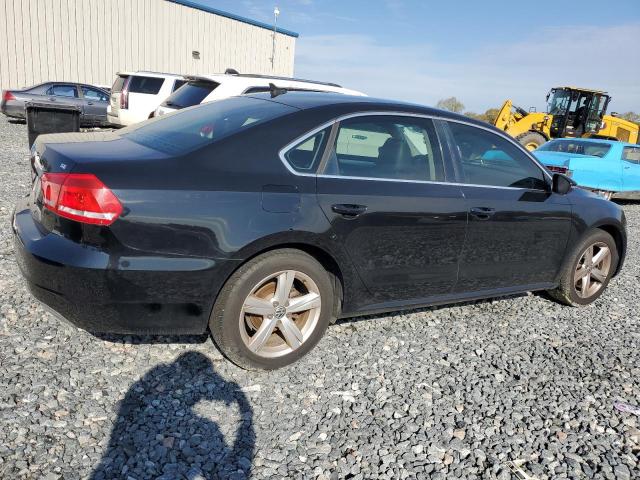 1VWBH7A37CC034813 - 2012 VOLKSWAGEN PASSAT SE BLACK photo 3