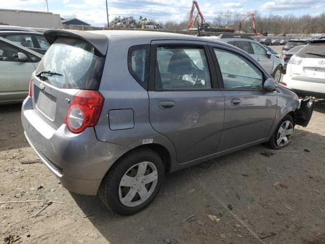 KL1TD66E59B380792 - 2009 CHEVROLET AVEO LS SILVER photo 3