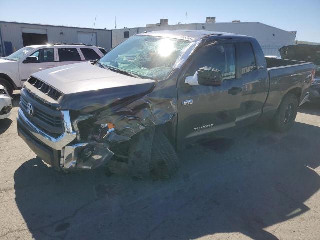 5TFRY5F17EX149470 - 2014 TOYOTA TUNDRA DOUBLE CAB SR/SR5 BLACK photo 1