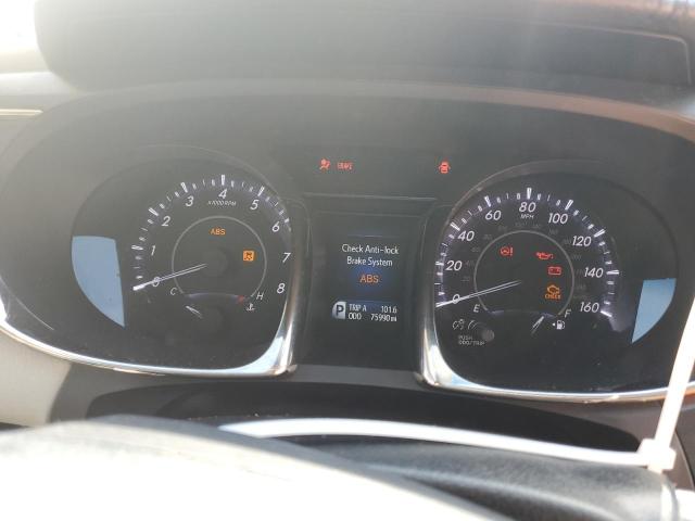 4T1BK1EB6DU051581 - 2013 TOYOTA AVALON BASE Темно-червоний фото 9