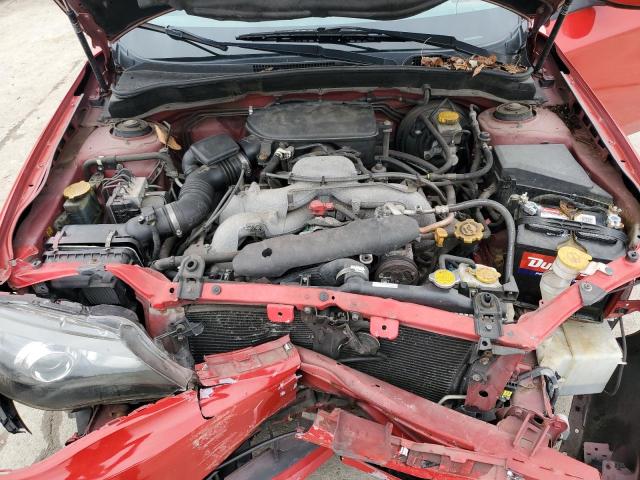 JF1GE61699H518117 - 2009 SUBARU IMPREZA 2.5I RED photo 11