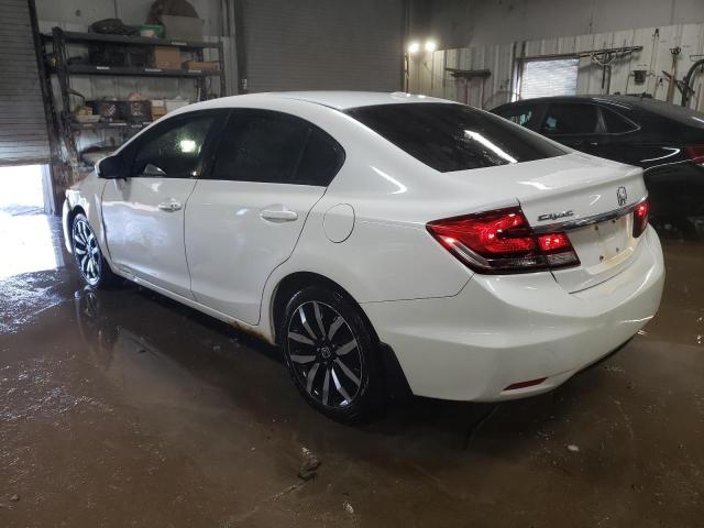 19XFB2F91FE066739 - 2015 HONDA CIVIC EXL WHITE photo 2