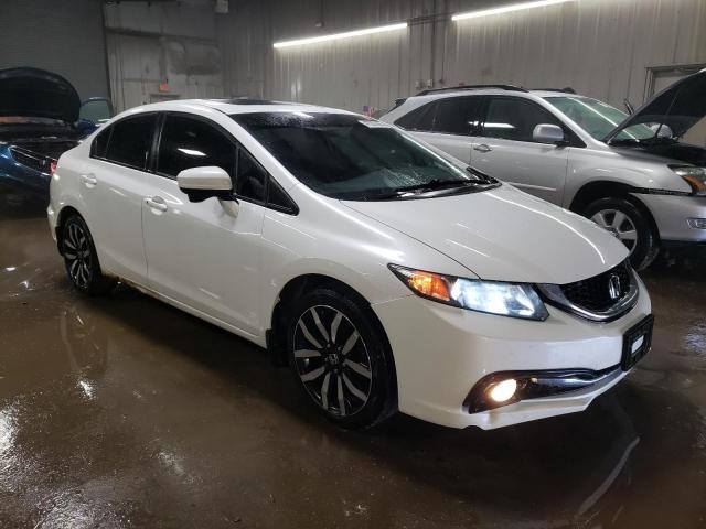 19XFB2F91FE066739 - 2015 HONDA CIVIC EXL WHITE photo 4
