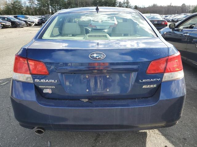 4S3BMBL64B3219604 - 2011 SUBARU LEGACY 2.5I LIMITED BLUE photo 6