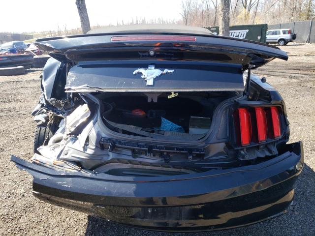 1FATP8EMXF5340342 - 2015 FORD MUSTANG BLACK photo 6