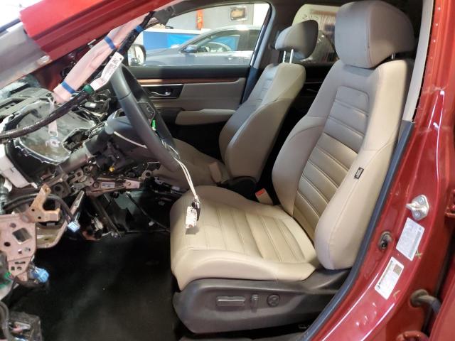 2HKRW2H59JH621677 - 2018 HONDA CR-V EX BURGUNDY photo 7