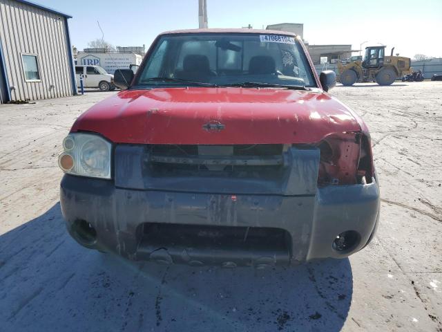 1N6ED26T81C331137 - 2001 NISSAN FRONTIER KING CAB XE RED photo 5
