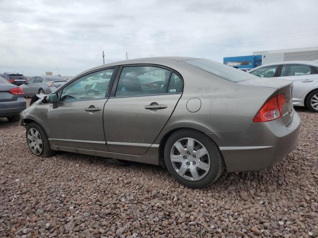 JHMFA165X7S005090 - 2007 HONDA CIVIC LX GRAY photo 2