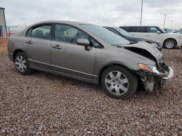 JHMFA165X7S005090 - 2007 HONDA CIVIC LX GRAY photo 4