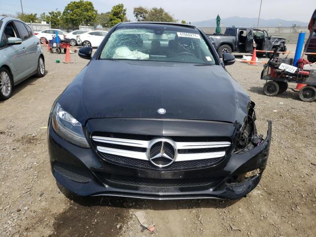 55SWF4JBXHU213257 - 2017 MERCEDES-BENZ C 300 BLACK photo 5