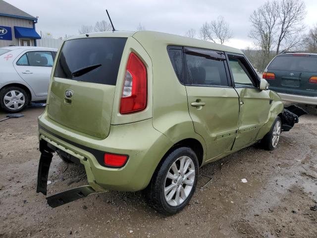 KNDJT2A50D7575472 - 2013 KIA SOUL GREEN photo 3