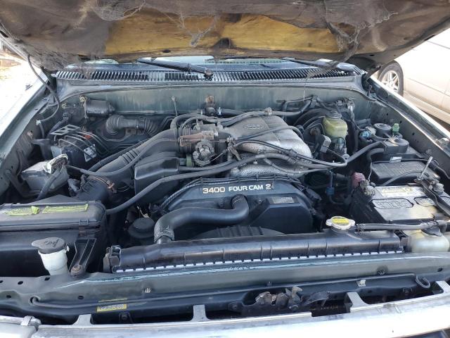 4TAWN72N6XZ503515 - 1999 TOYOTA TACOMA XTRACAB GREEN photo 11