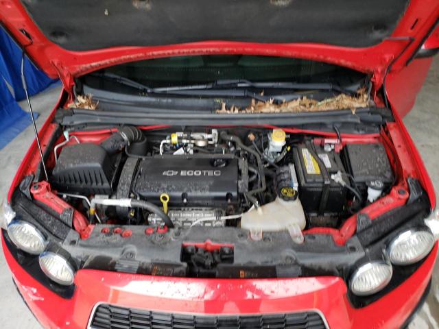 1G1JA5SH7E4239345 - 2014 CHEVROLET SONIC LS 红色 照片 11