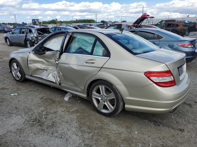 WDDGF5EB3AF453358 - 2010 MERCEDES-BENZ C 300 BEIGE photo 2