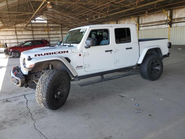 1C6JJTBG0ML567267 - 2021 JEEP GLADIATOR RUBICON WHITE photo 1