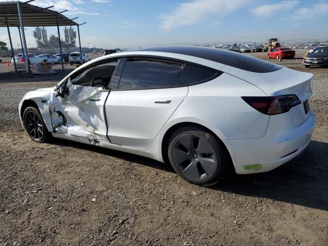 5YJ3E1EA0PF567519 - 2023 TESLA MODEL 3 WHITE photo 2